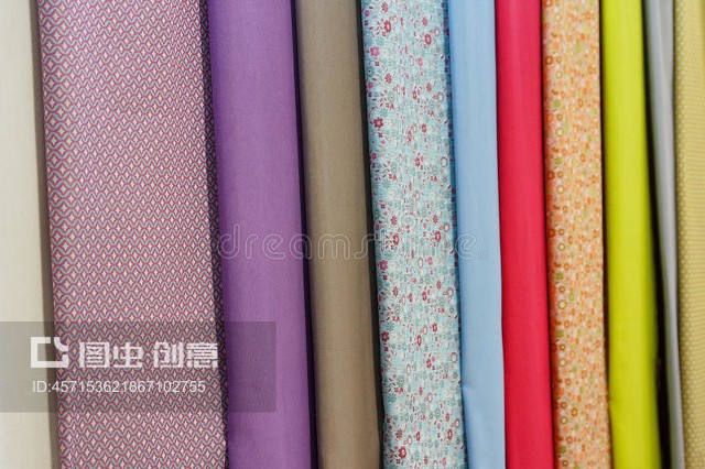 纺织产品上色样品Colored samples of textile products